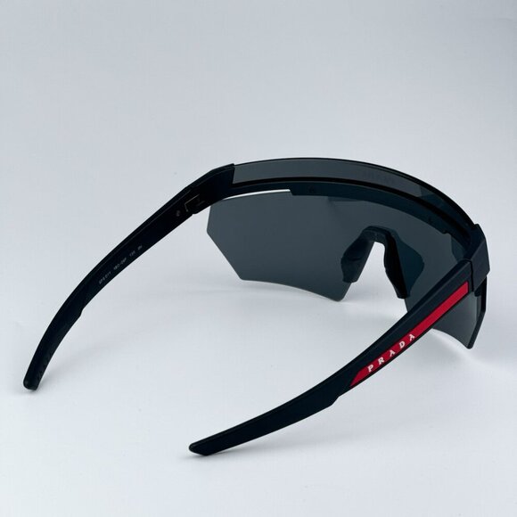 Prada Linea Rossa PS01YS 1BO06F BRAND NEW Sunglasses Matte Black Grey Unisex - Picture 8 of 12